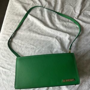 Jacquemus green Le Rectangle Bag